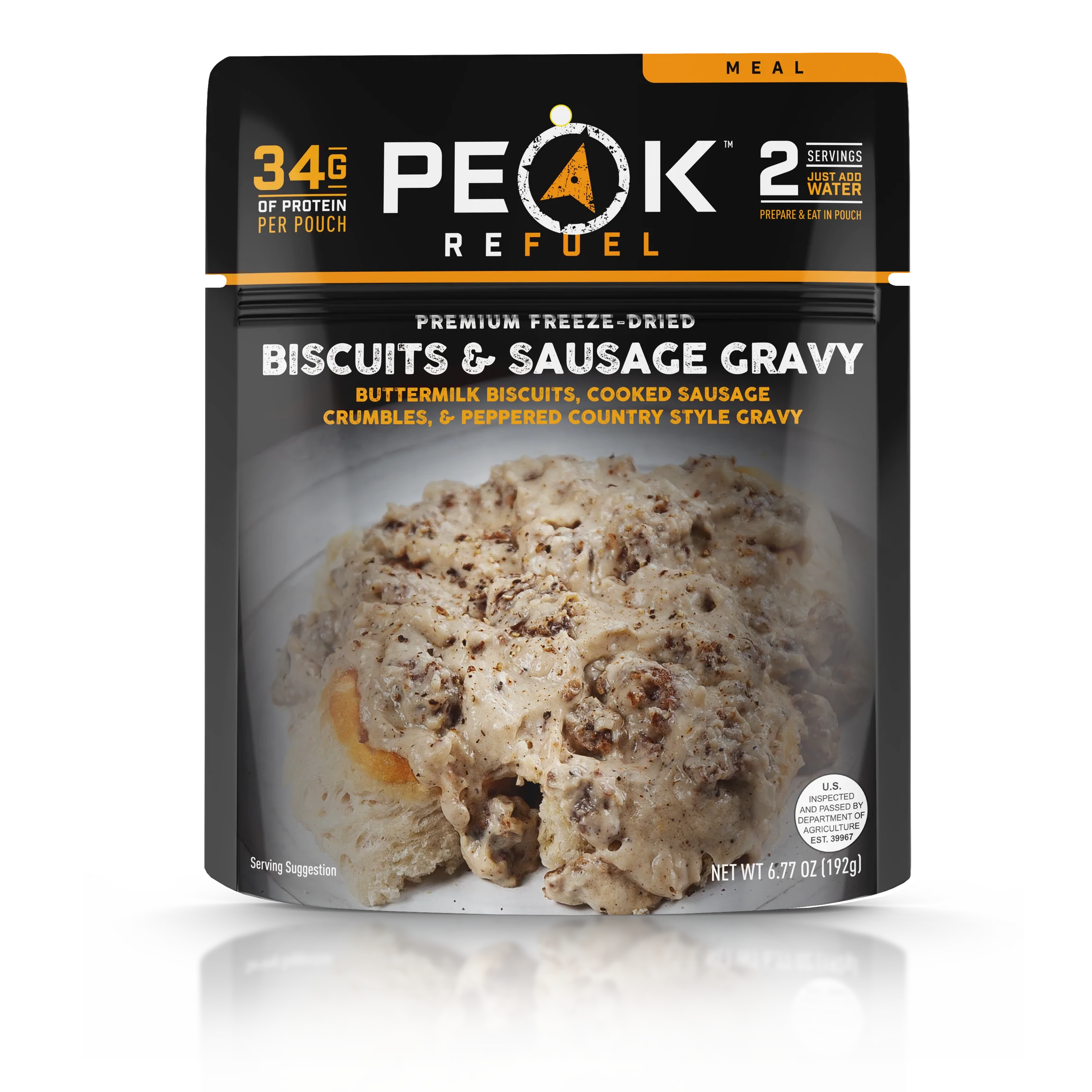 PEAK Refuel Biscuits & Sausage Gravy