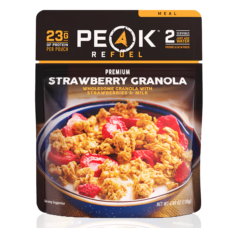 PEAK Refuel Strawberry Granola