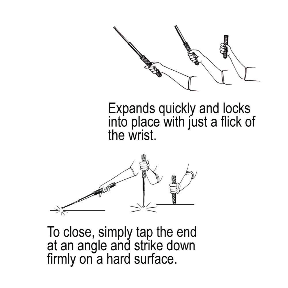 26" Expandable Steel Baton - Image 6