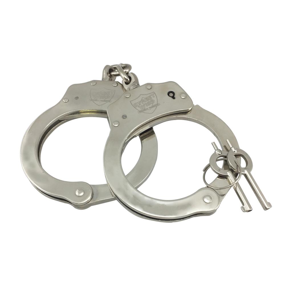 Nickel-plated Steel Handcuffs - Image 3
