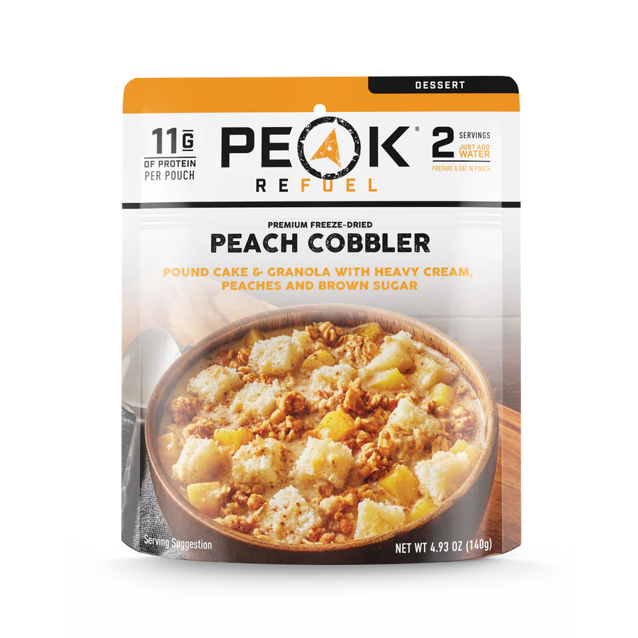 Peak Refuel Peach Cobbler