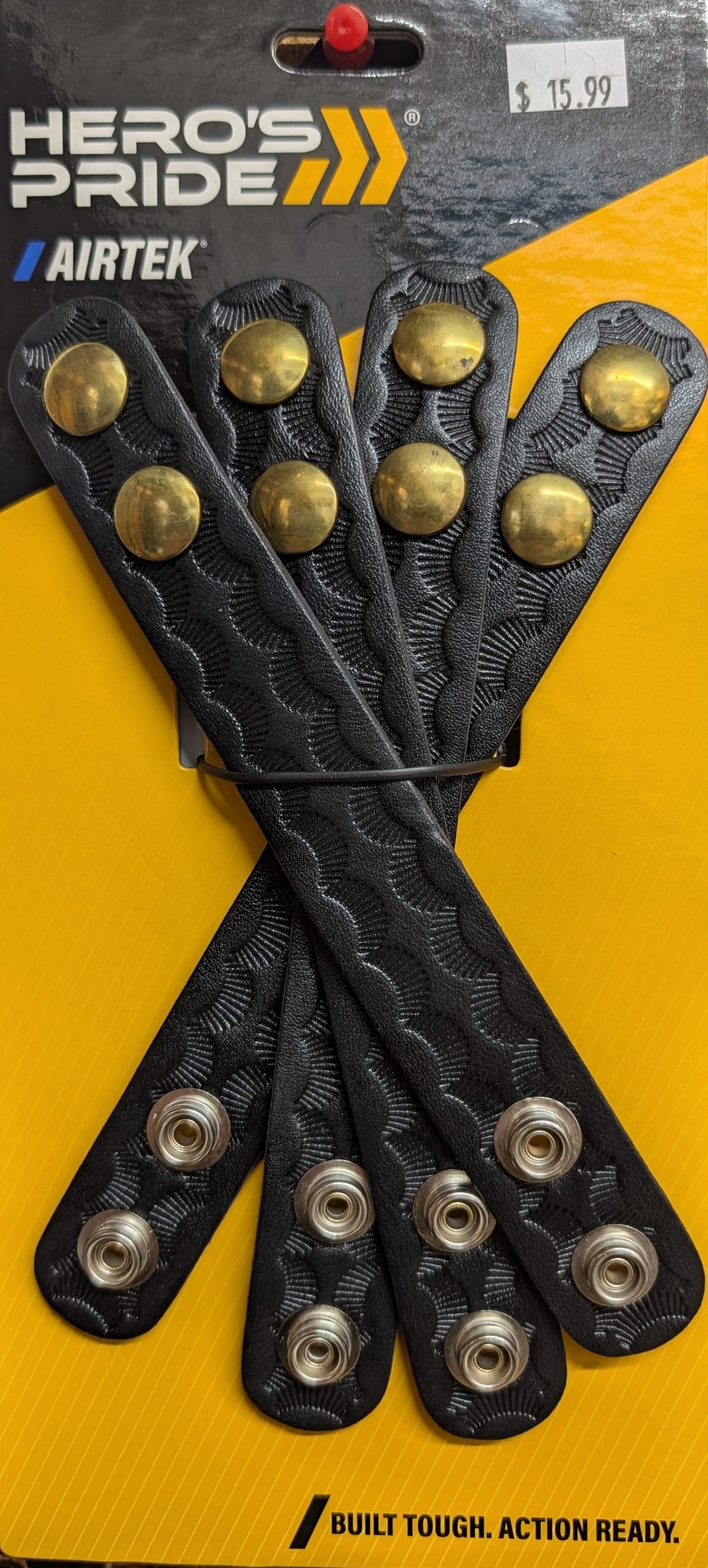 Belt Keepers - Basket Weave - Brass